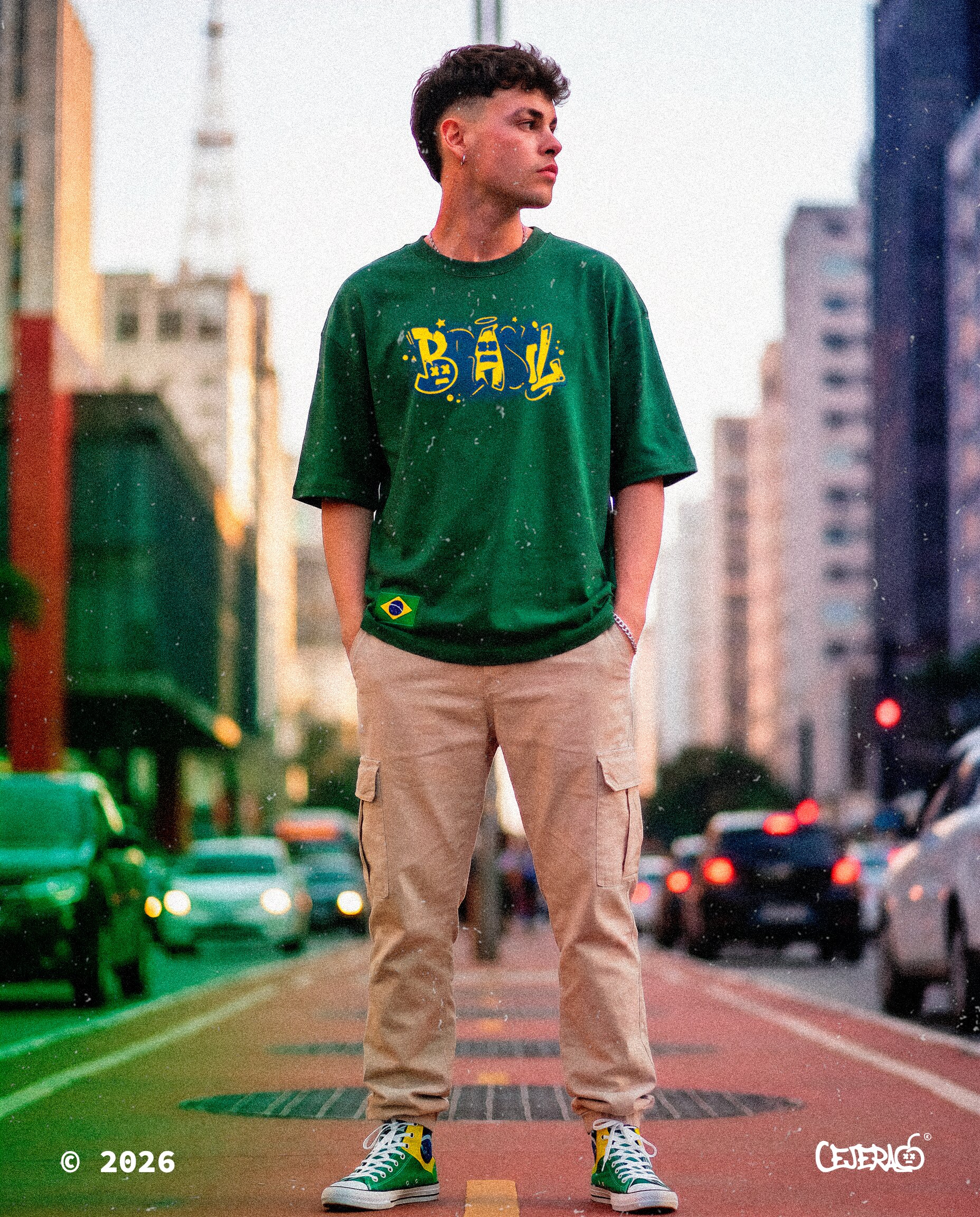 Camiseta Brasil Verde