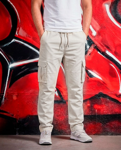 Calça Cargo Bazika - Cinza