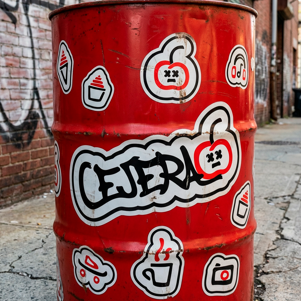 Set de adesivos 1 - primeira coleção oficial