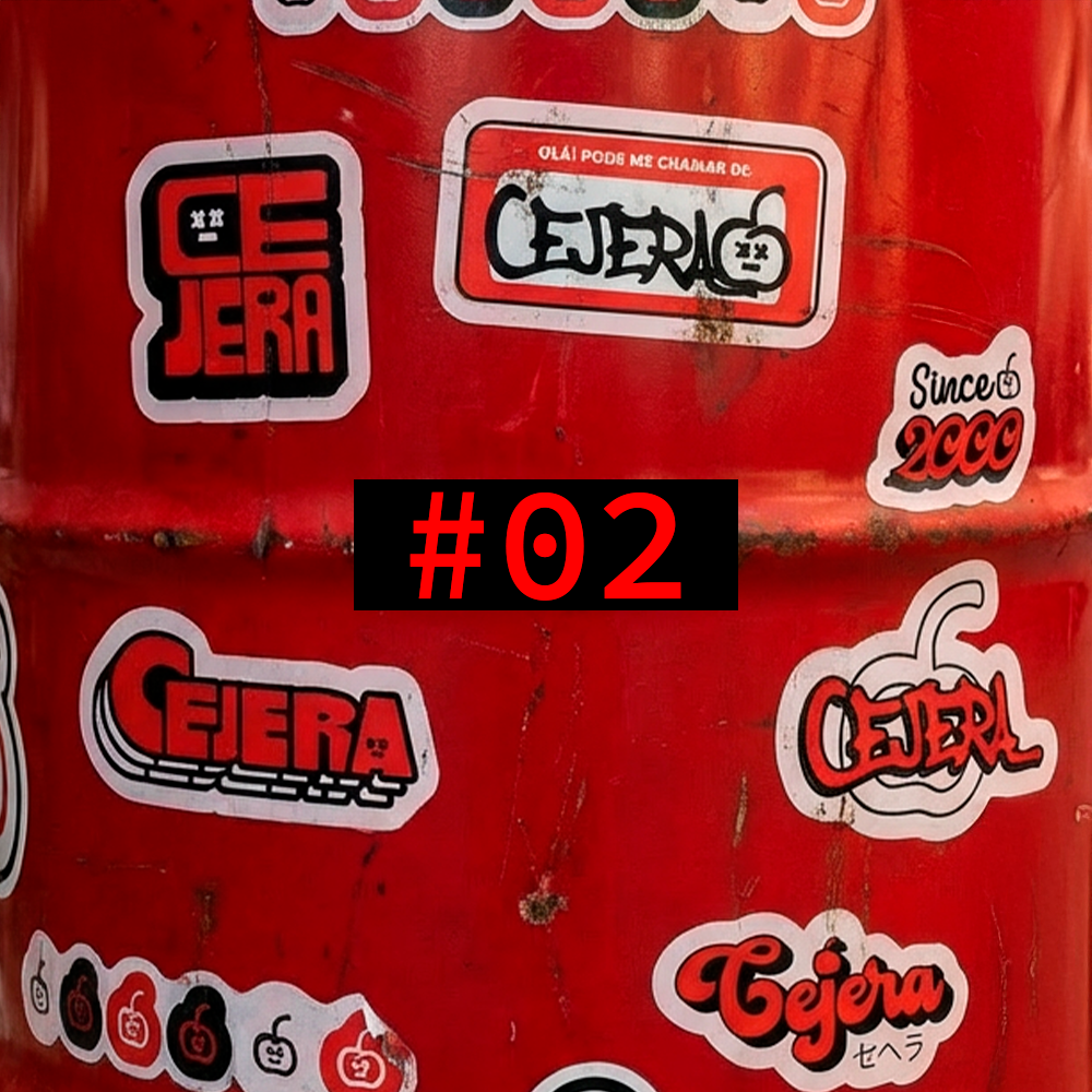 Set de adesivos 2 - estilizados com nametags